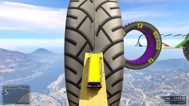 GTA 5 Super Parkour Race Mammoth Patriot Stretch смотреть онлайн