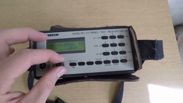 Лабораторный тюнер SAT TV FM TEST RECEIVER Kathrein MSK-23V смотреть онлайн