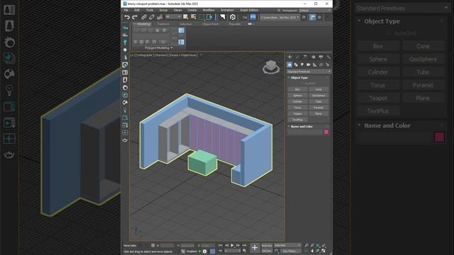 3Ds max viewport object blurry, imported dwg, blurry viewport problem solved смотреть онлайн