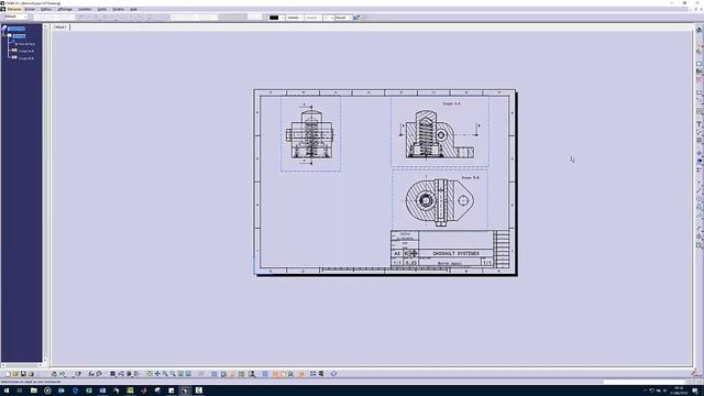 CATIA V5-6 Drafting 2 смотреть онлайн