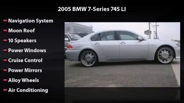 2005 BMW 7-Series 745 LI смотреть онлайн