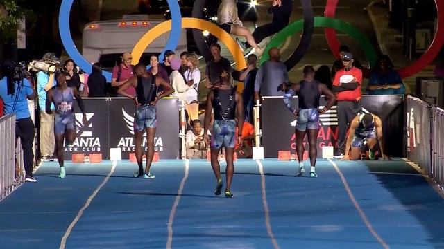 Noah Lyles Wins 150m at adidas Atlanta City Games, Running 3rd Fastest Time in History смотреть онлайн