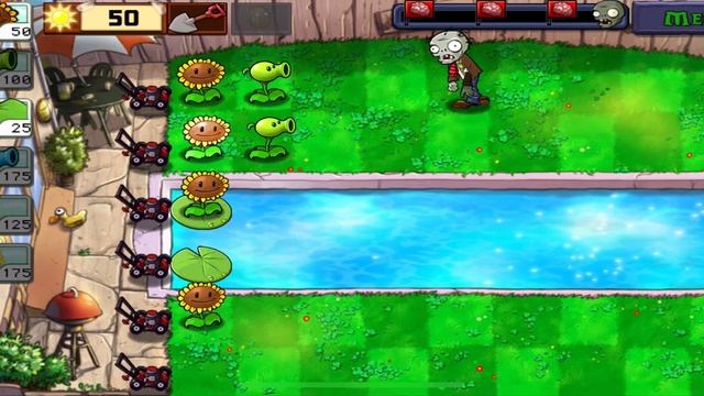 Зомби с дельфином офигеть￼ 11-я часть прохождение зомби против растений￼