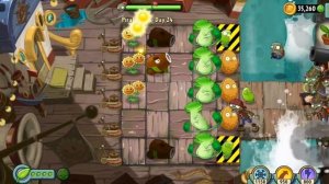 как пройти в Растения против зомби 2 уровень 24 25 пиратская локация финал