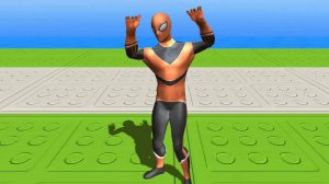 Мультфильм Гонки Спайдермен гоняет на машине Spiderman Race