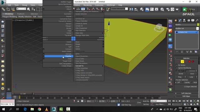 How to use editable poly , modelling a stool in 3Ds max , Lecture-10 [Urdu/Hindi] смотреть онлайн
