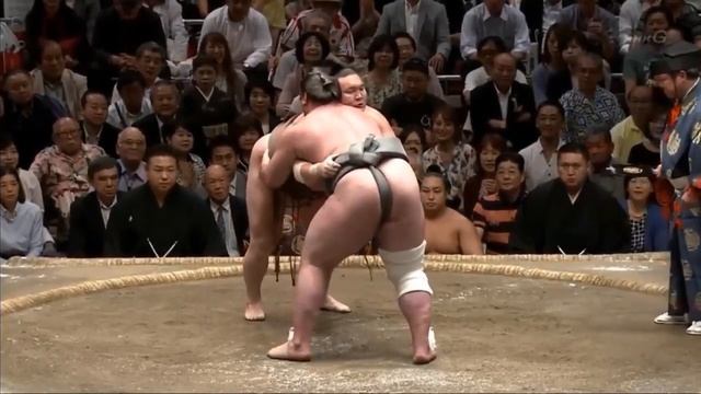 Tochinoshin  Hakuho 2018  Natsu Basho Round 12 Sumo Tokyo