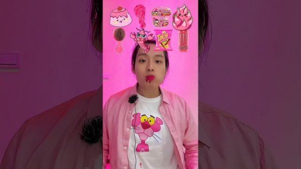 Random color food Mukbang ASMR(green🌵•pink🌸•yellow🍋)