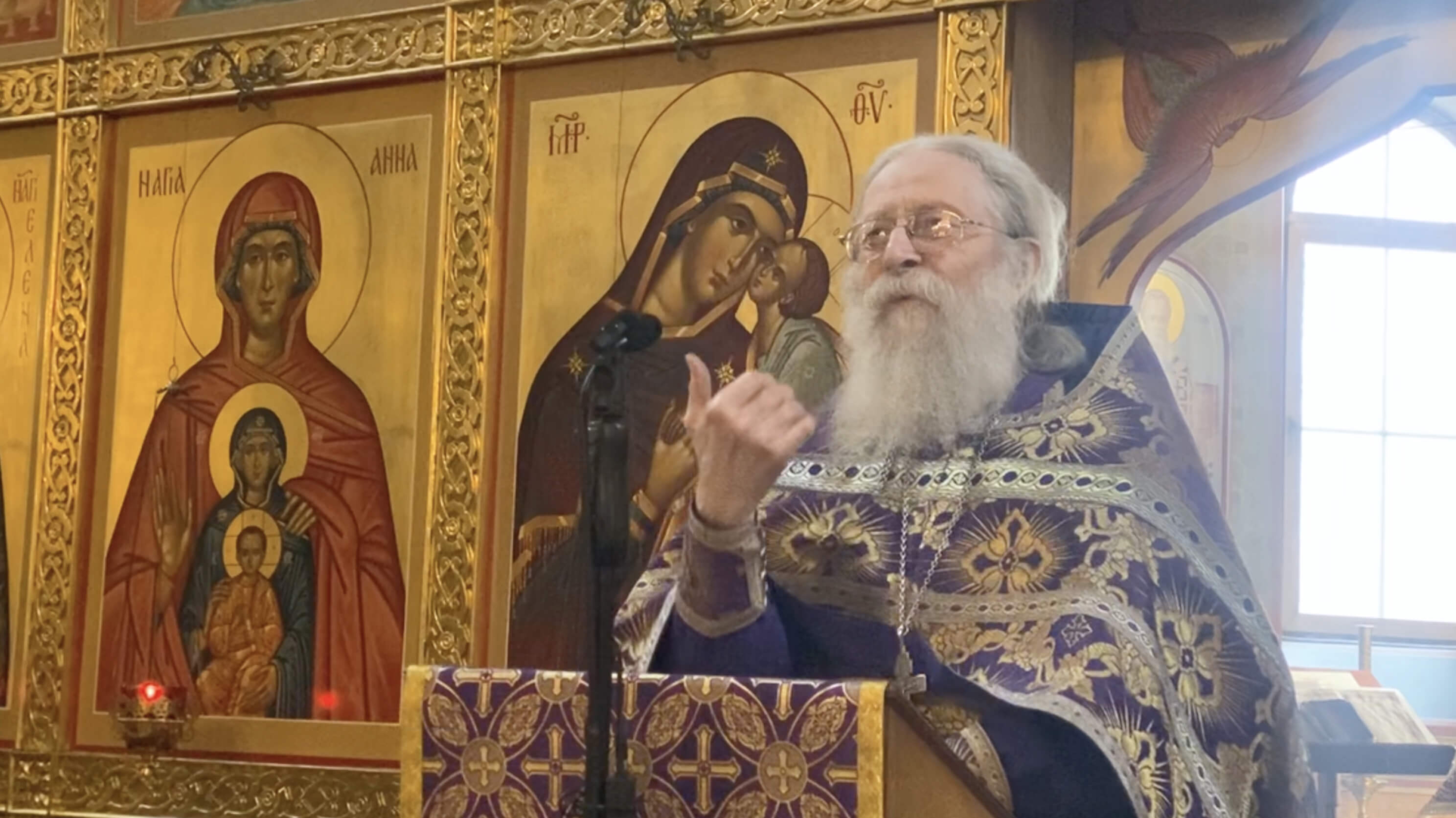 Проповедь об Образах (иконах) Иисуса Христа в день празднования Торжества Православия. 09.03.2025 г. смотреть онлайн