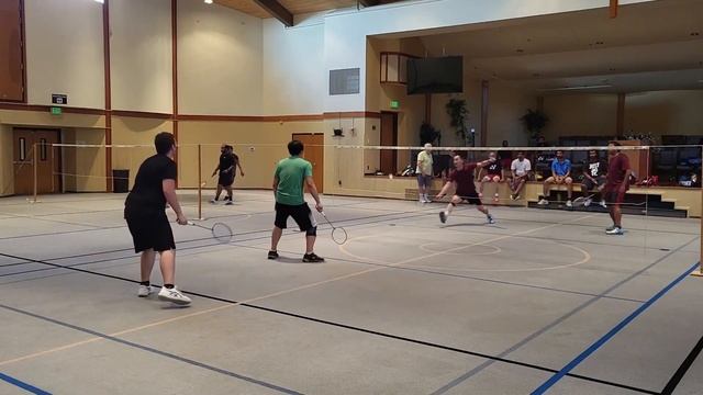 a long badminton rally with 35+ hits! смотреть онлайн