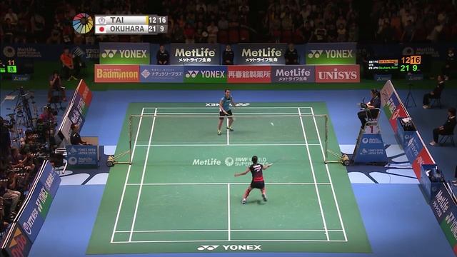 Yonex Japan Open 2015 | Badminton SF M4-WS | Tai Tzu Ying vs Nozomi Okuhara смотреть онлайн