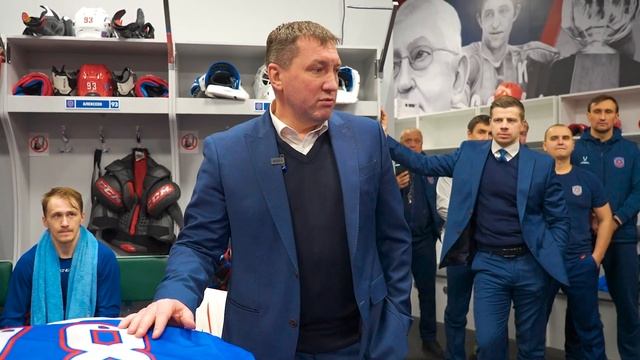 Победная раздевалка после игры с 