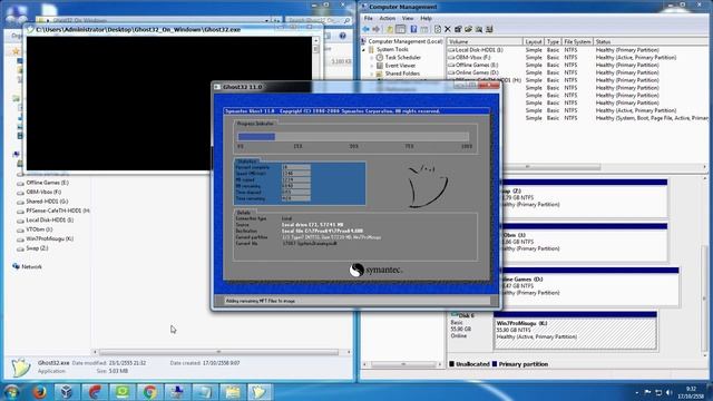 Ghost32 On windows - VHD to Ghost смотреть онлайн