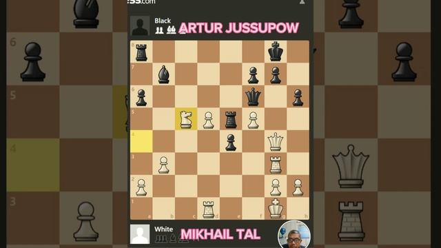SMART ATTACK ON KING'S WINGS RESULTS IN VICTORY FOR MIKHAIL TAL VS ARTUR YUSUPOW, Saint John 1988 смотреть онлайн