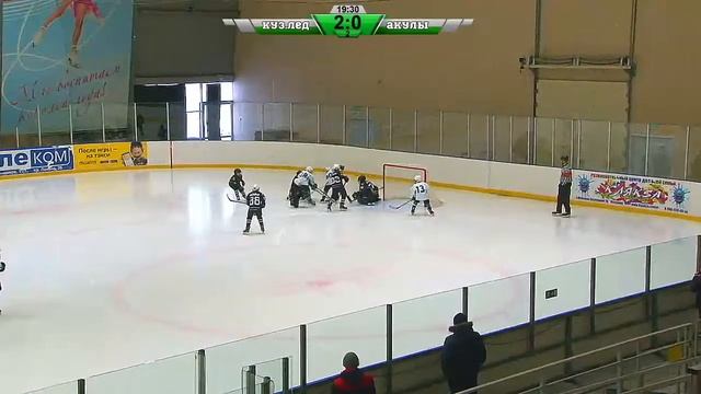 Хоккей, игра Кузнецкий лед - Акулы смотреть онлайн