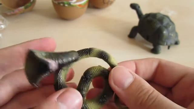 4 Reptile 3D puzzle Surprise eggs unboxing! All your favourite reptiles // Surprise TV смотреть онлайн