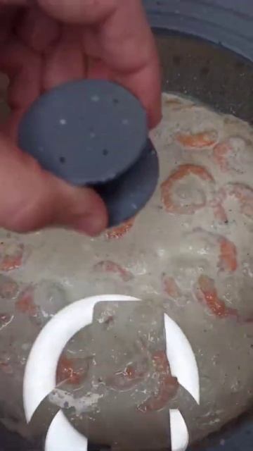 очень вкусные сливочные креветки#shorts