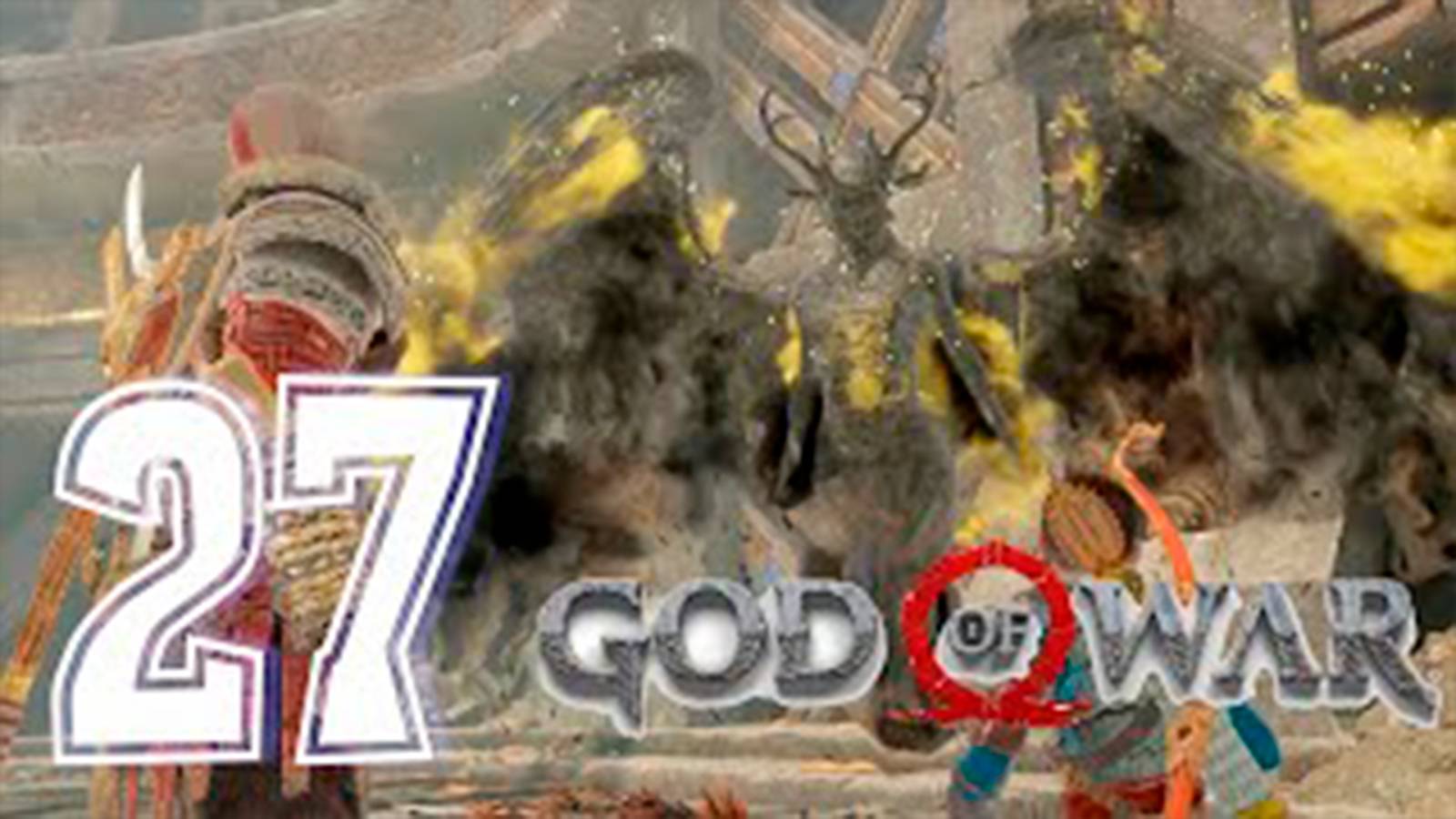 Прохождение God of War 4. часть 27. Босс Валькирия Рота