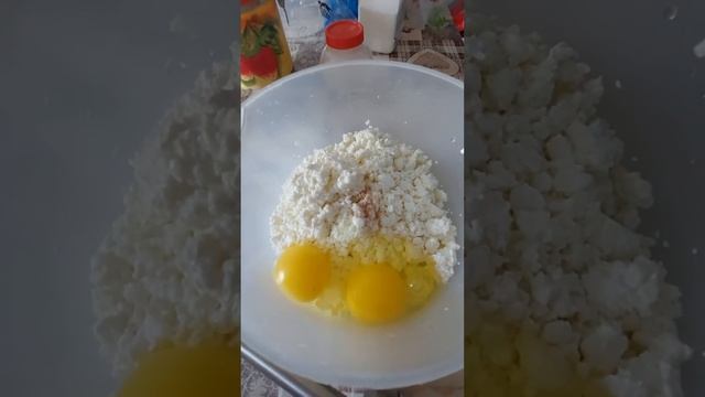 творожная  запеканка  без  муки