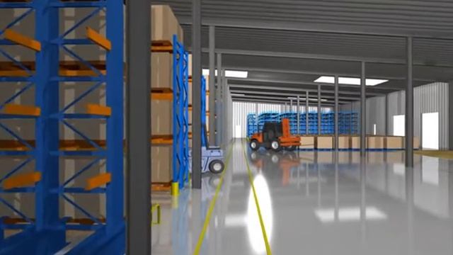 Warehouse 3D Illustration Walkthrough смотреть онлайн