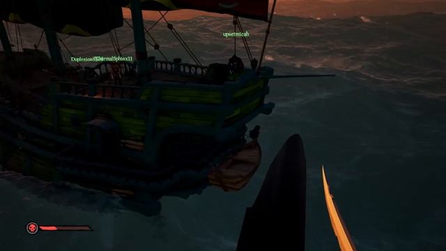 Adventures on the high seas, enemie ship Avast! - Sea of Thieves with Friends смотреть онлайн