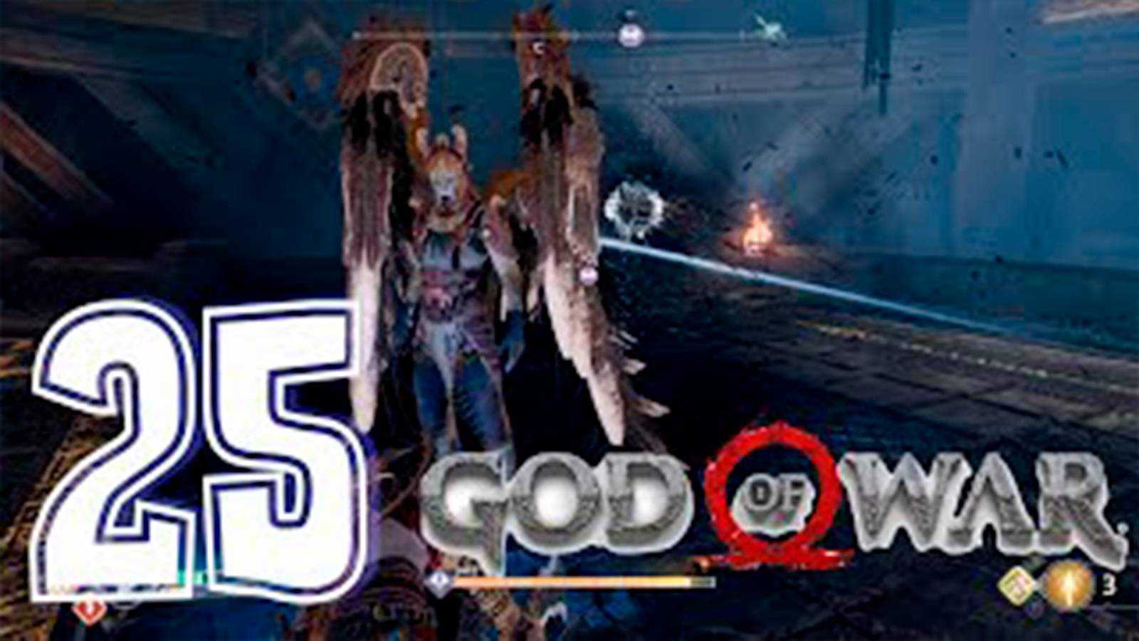 Прохождение God of War 4. часть 25. Босс Валькирия Гейдрифуль