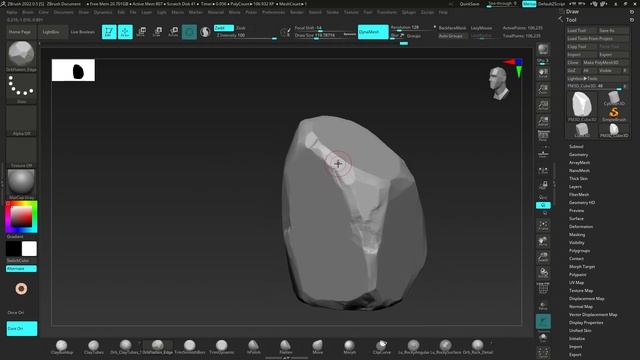 Rock Creation Guide - Part 2 - Sculpting a Simple Rock смотреть онлайн