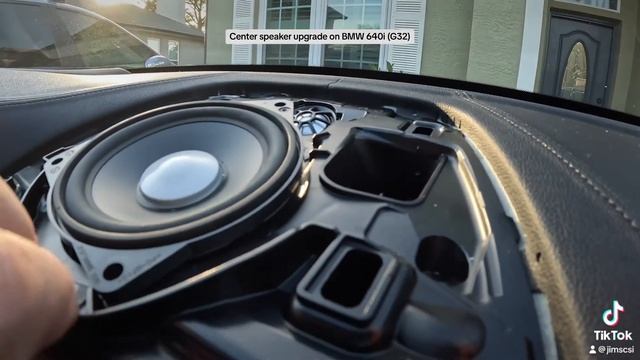 BMW G32 center speaker upgrade смотреть онлайн