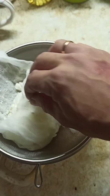 #Домашний творог #творог из кефира #творогрецепт #творог #творогрецепты #рецепты #тренды