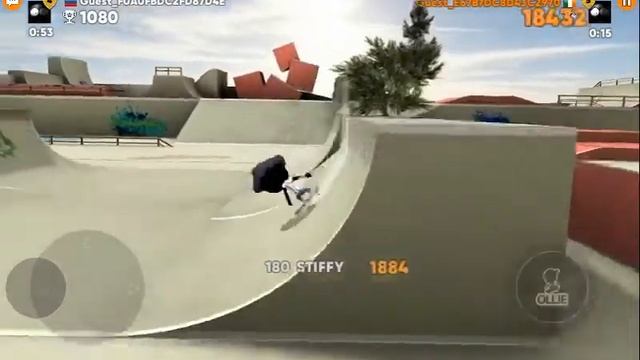 Me vs a player in stickman skate battle смотреть онлайн