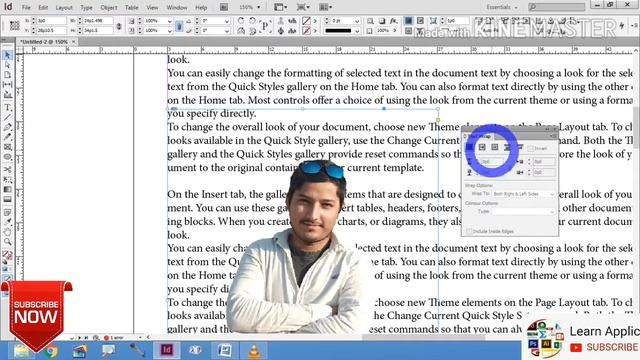 How to Insert Wrap Text in Indesign Me Wrap Text Kaise Add Kare | Wrap Text In Indesign CS6 Tutoria смотреть онлайн