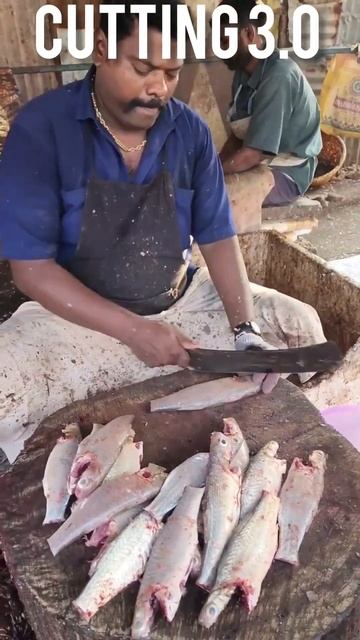 KASIMEDU SELVAM | BUTTERFLY RAY FISH FASTEST CUTTING 🔥