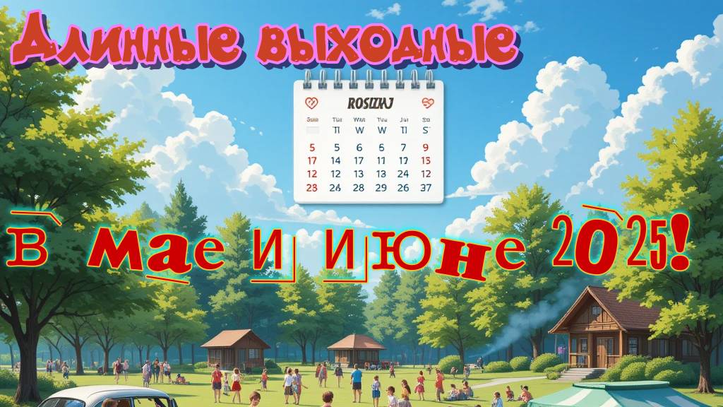 Длинные выходные в мае и июне 2025! смотреть онлайн