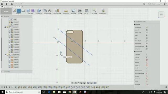 iPhone 5 case design & rendering with Fusion 360 2/2 смотреть онлайн
