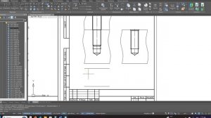 Шпилечное  соединение в среде nanoCAD Механика