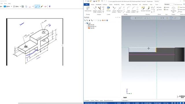 MASTERCAM 2022 : WIREFRAME TO 3D MODEL - PART 1 INTERMEDIATE LEVEL смотреть онлайн