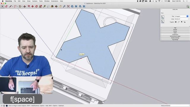Modeling GE Appliance in SketchUp Live! смотреть онлайн