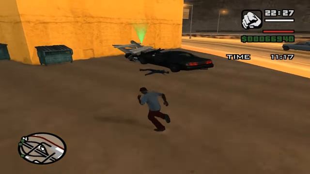 GTA SA: CJ gains two or one star wanted level (Cop Wheels) смотреть онлайн