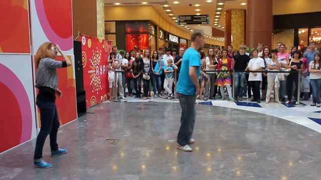 Сальса баттл в Ауре. Показательные выступления2