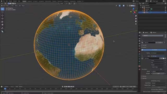 How to enable wireframe in Blender смотреть онлайн