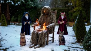 Зима, прощай! Как мяучие сжигали чучело на Масленицу