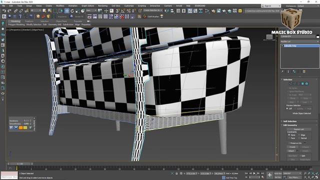 3DS MAX baker sofa unwrapping ǀ Part II смотреть онлайн