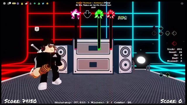 FNF Funkin' Triathlon [Ackshually] (Funky Friday) смотреть онлайн