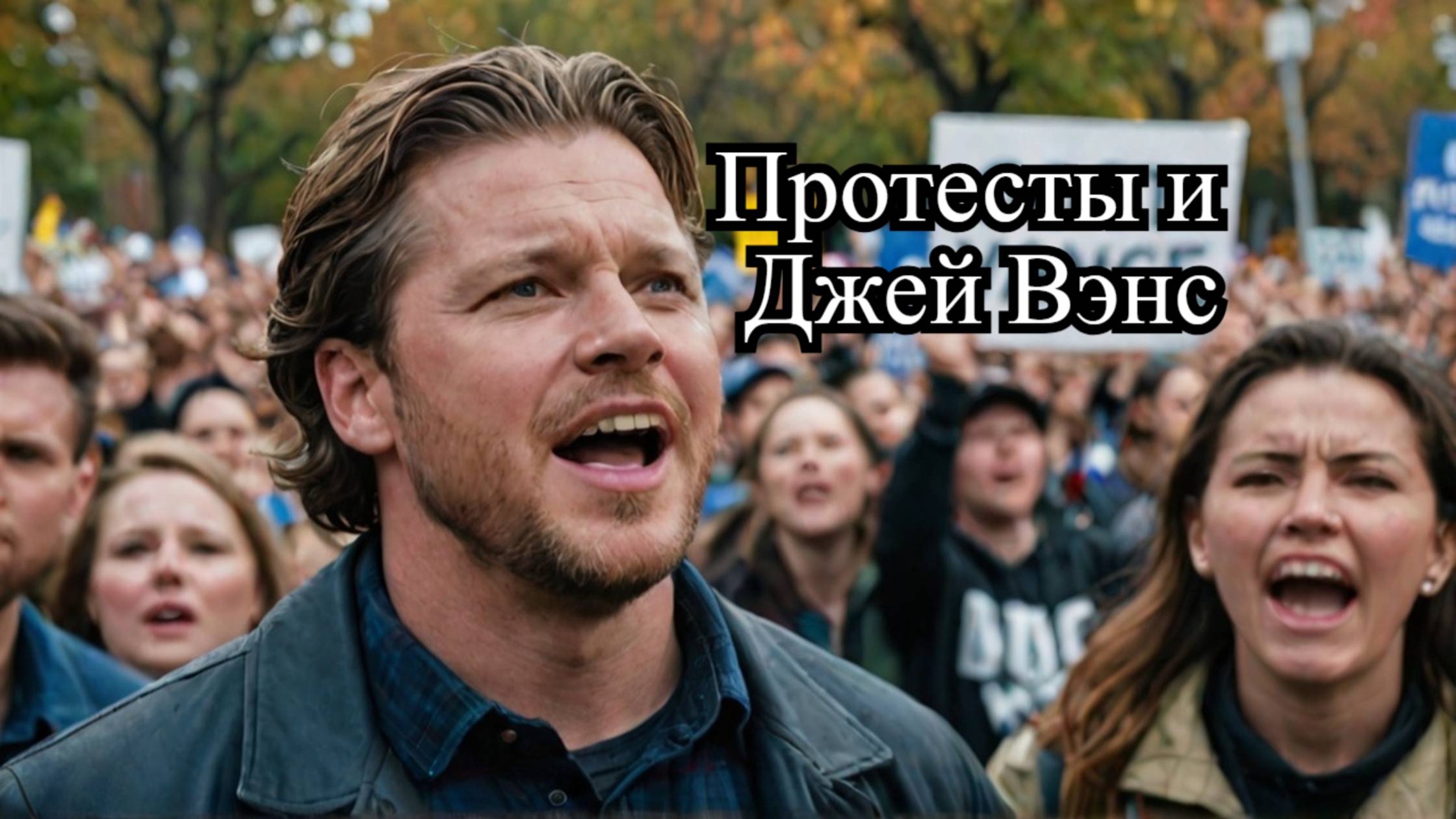 Джей Вэнс и протесты: Что произошло и почему это важно? смотреть онлайн