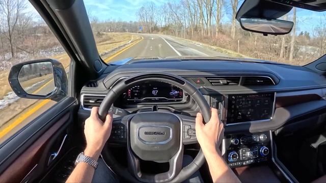 2023 GMC Yukon Denali Ultimate 6.2L V8 (w/Super Cruise) - POV Driving Impressions смотреть онлайн