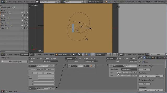 Blender Tutorial - The Powerful XOR Controller in the Game Engine смотреть онлайн
