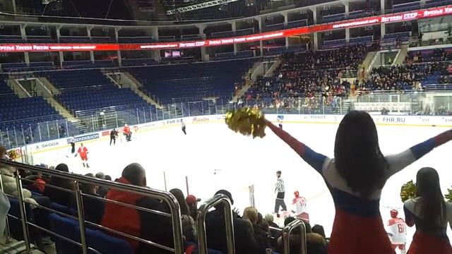 Матч легенд по хоккею. Гол