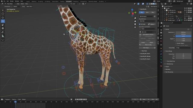 Auto-Rig Pro: Rig Library - Adjust Placement Custom Bones Tutorial смотреть онлайн