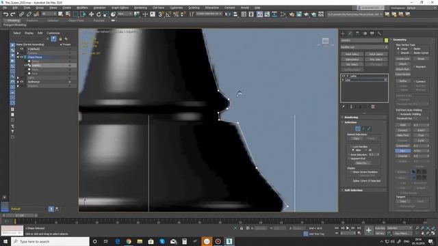 3d Modeling Chess Pieces Queen 3ds Max Tutorial - Part 04 смотреть онлайн