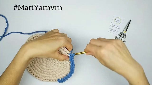 Обвязка края крючком